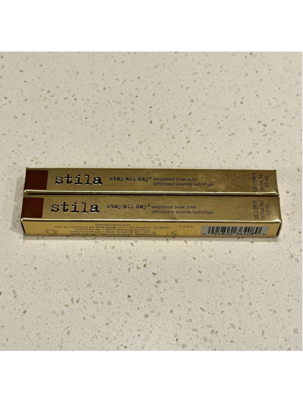 stila Stay All Day Waterproof Brow Color ~ Medium Brown | 2x Full Size | NEW